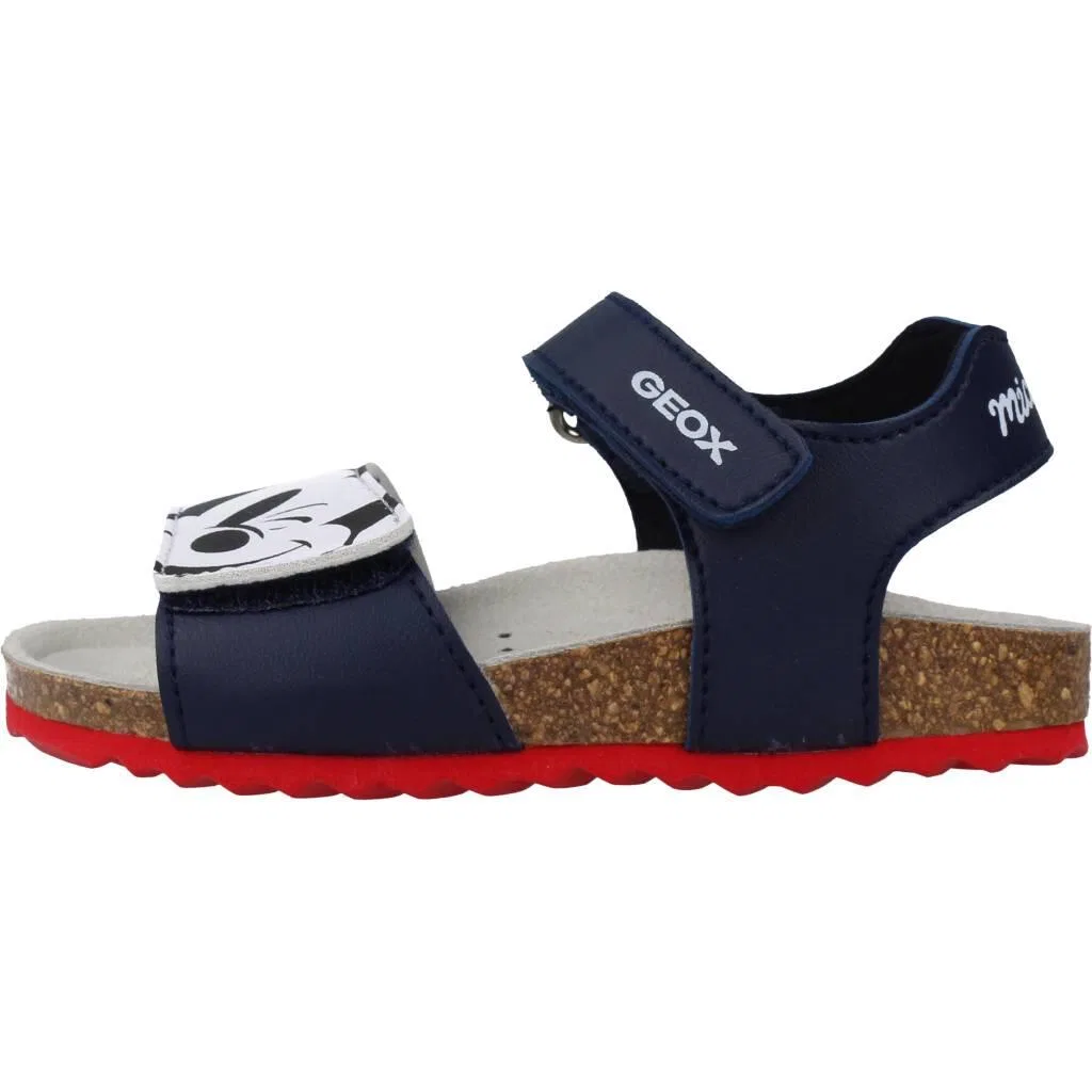 Мальчиковые сандалии без застежки B Sandal Chalki Boy Geox, Weiß Navyblau — фото 2