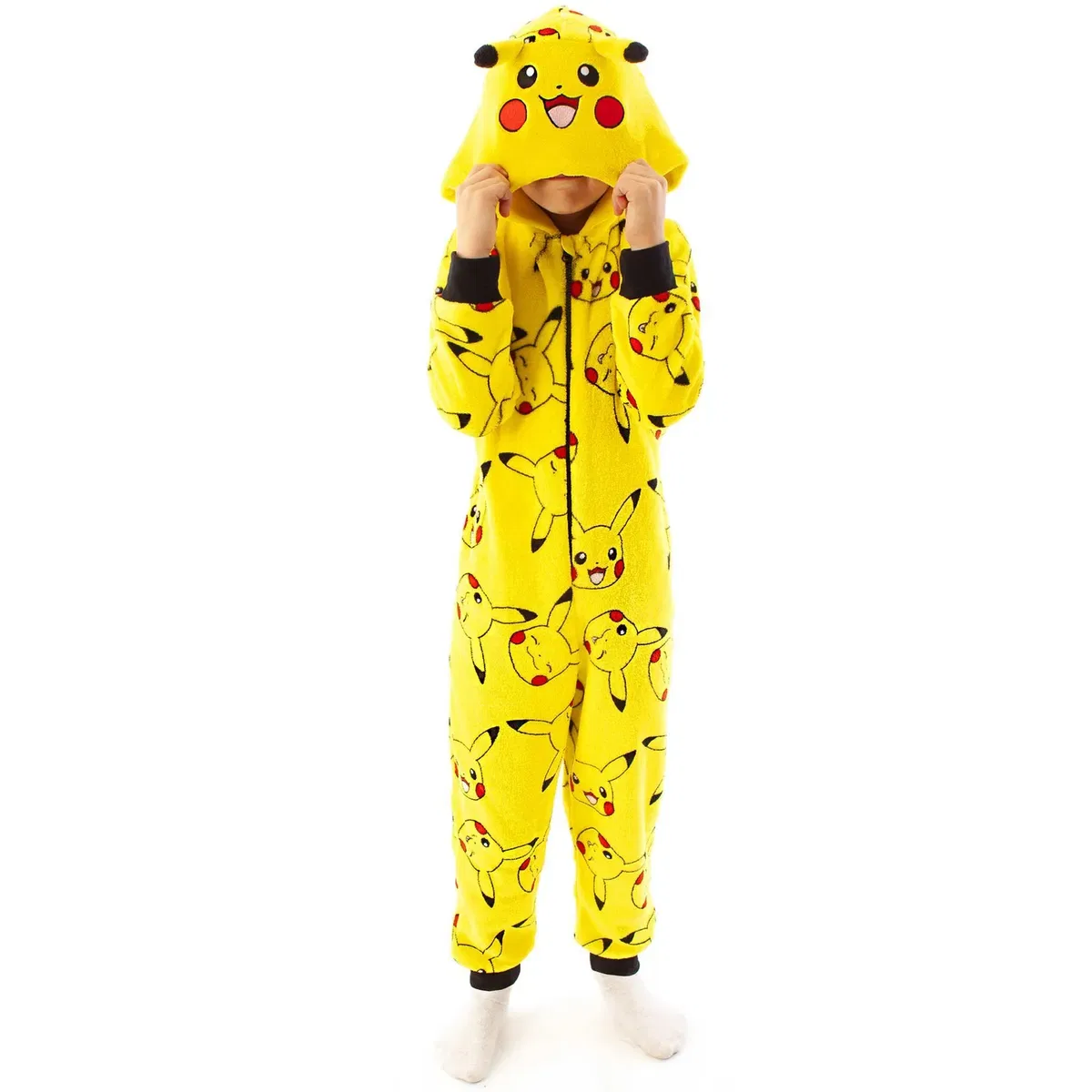 Детский комбинезон-пижама с принтом Pikachu Pokemon, Yellow