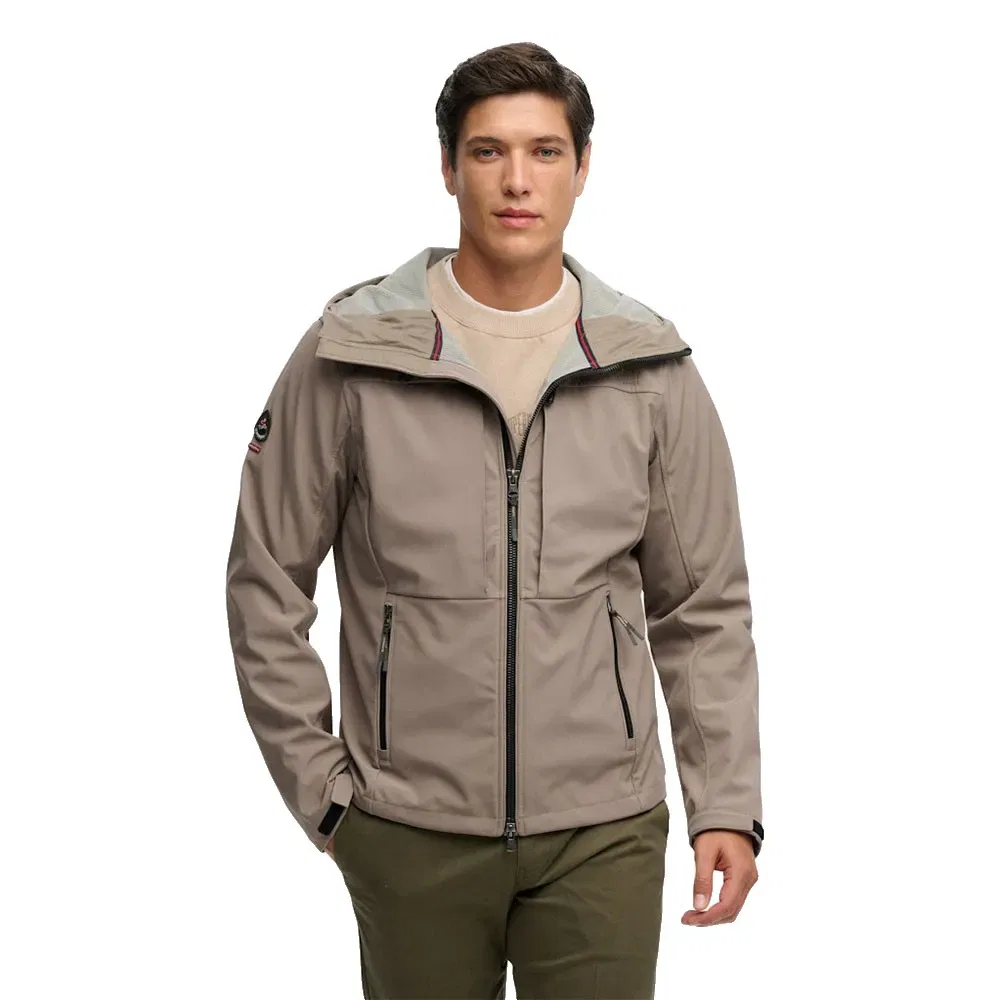Куртка Softshell Trekker Superdry, бежевый