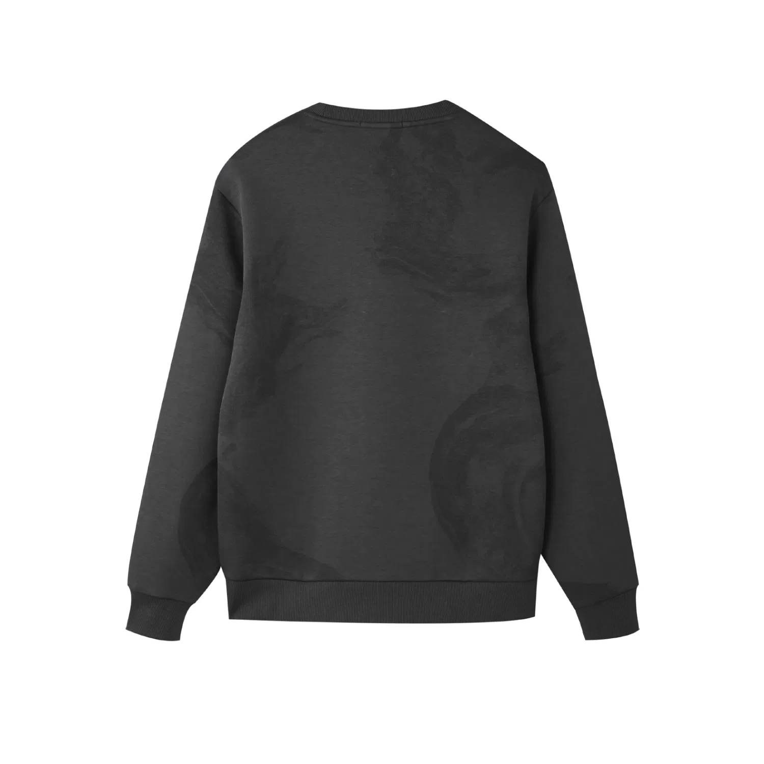 Детский свитшот с круглым вырезом с принтом HLA, Dark Gray Pattern 9A — фото 4