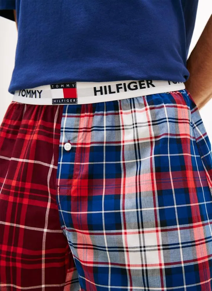 Комплект пижамный с принтом Heritage print Tommy Hilfiger, темно-синий — фото 3