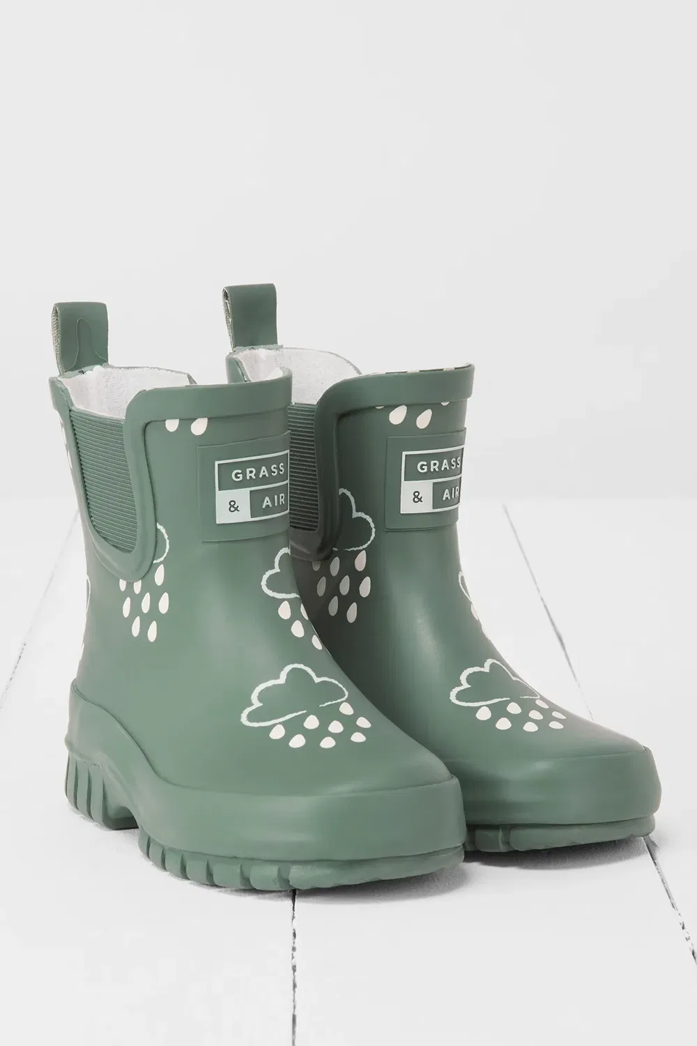 Детские резиновые сапоги с эффектом смены цвета Grass & Air, Khaki