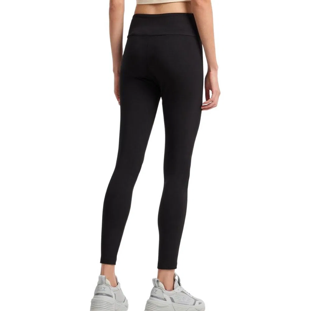 Женские спортивные брюки с принтом EA7 SS25 Sports Pants, EMPORIO ARMANI, Black — фото 4