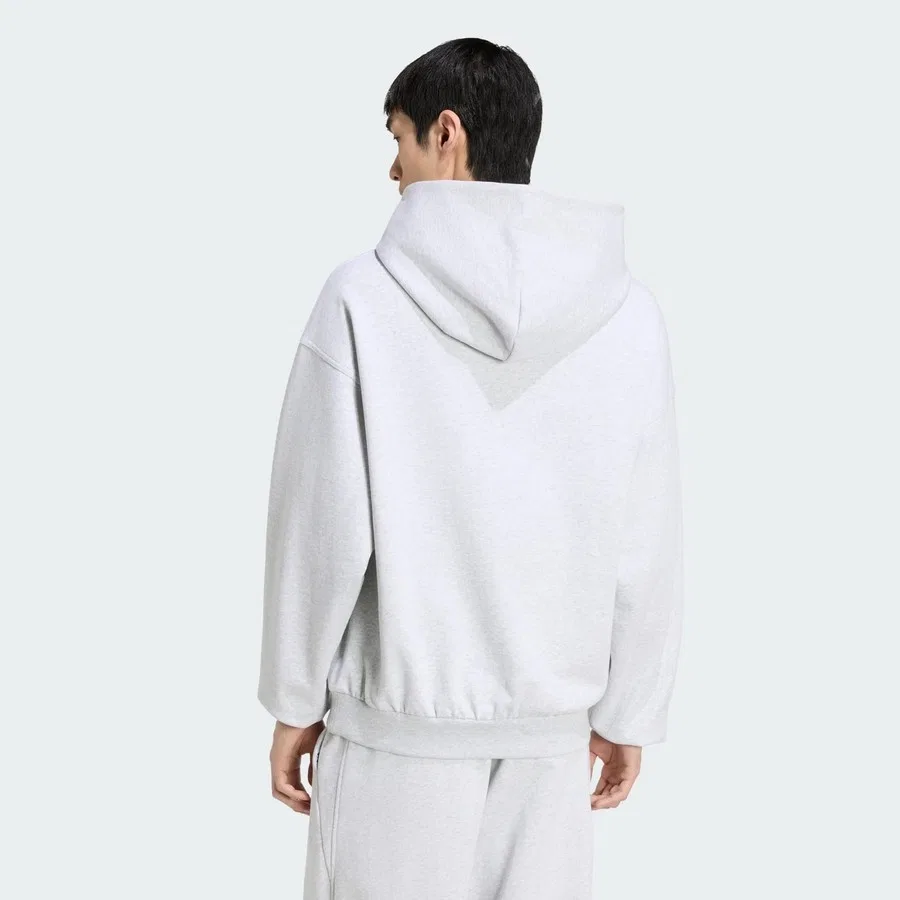 Худи с капюшоном Small Logo Sportswear KW2310 adidas, Светло-серый — фото 2