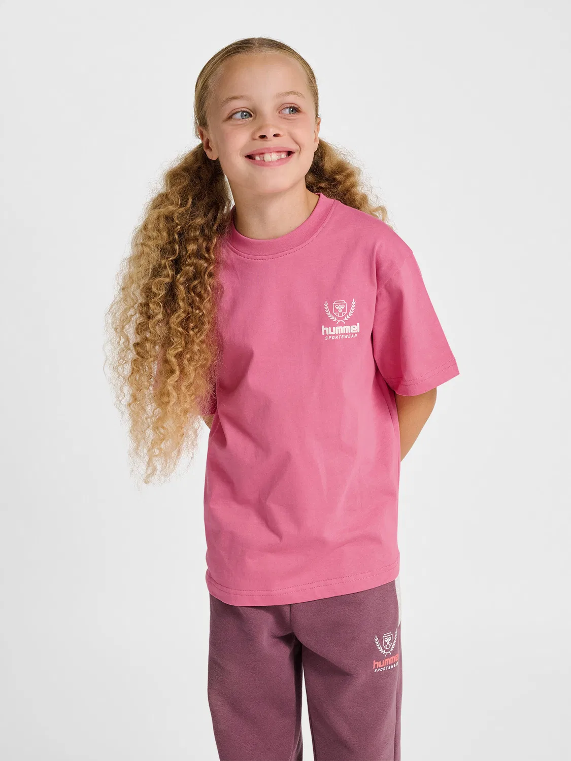 Детская футболка свободного кроя Hmljr Loose Hummel, Rosa