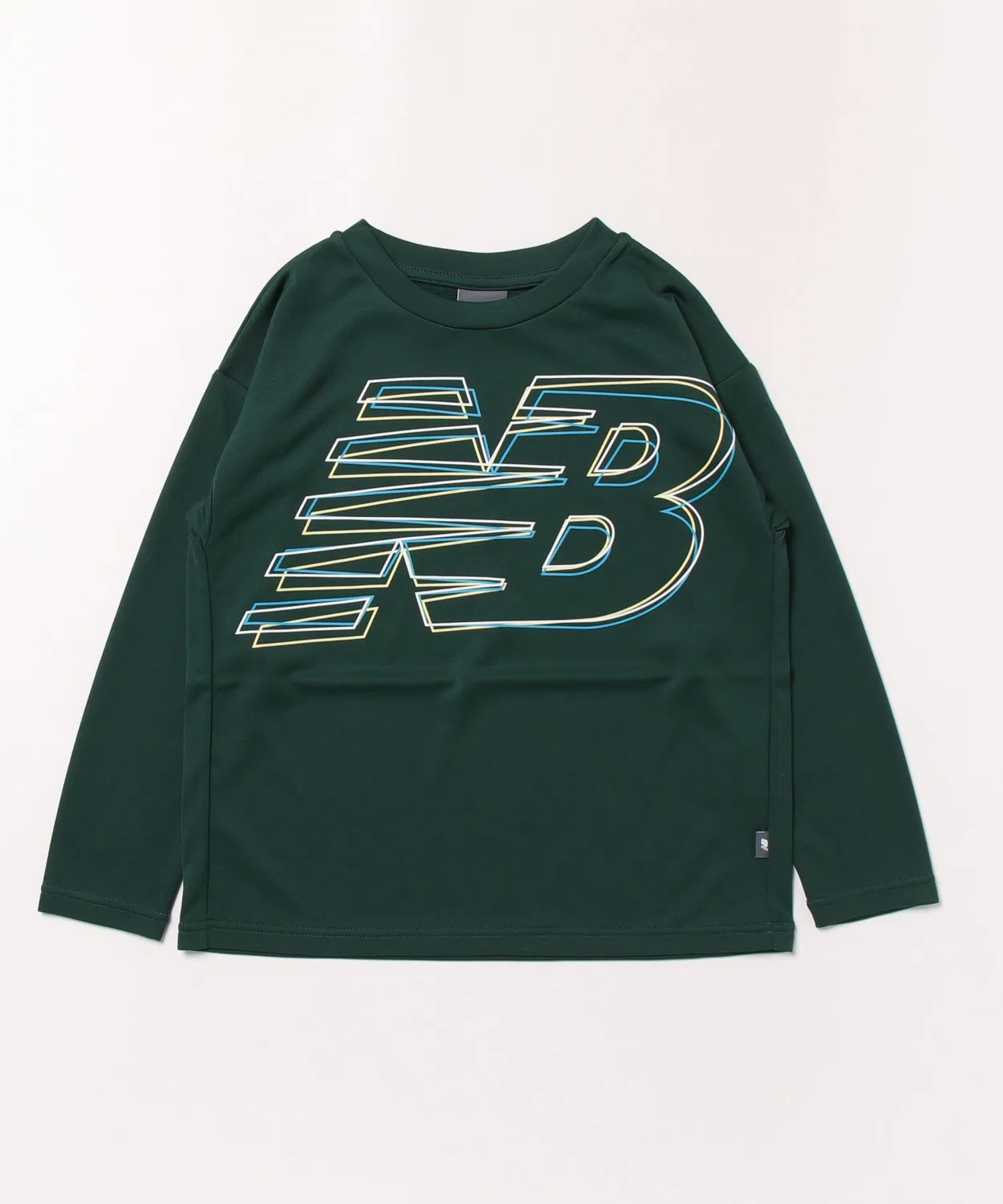 Детская футболка с длинным рукавомYT62L5CU New Balance, Green