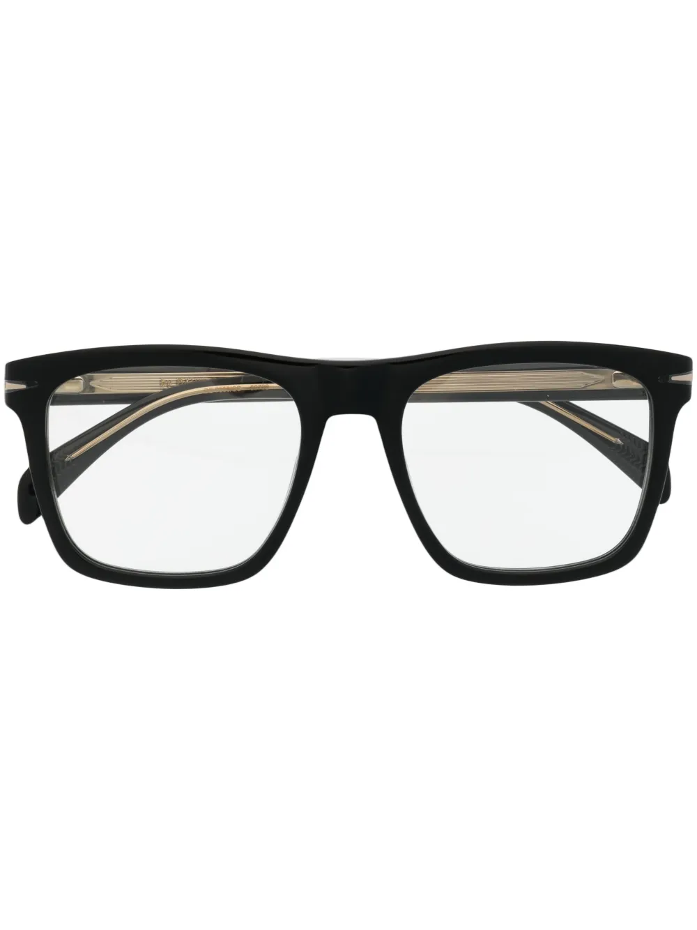 

Солнцезащитные очки в квадратной оправе Eyewear by David Beckham, черный