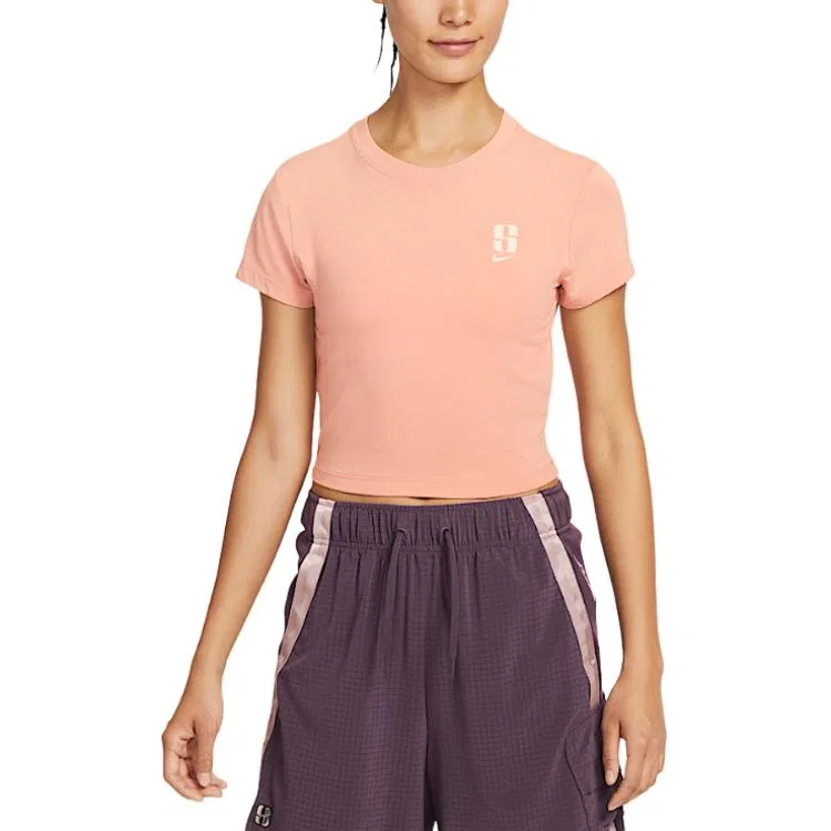 Женская футболка Nike SS25 Regular T Shirt, Rose Gold