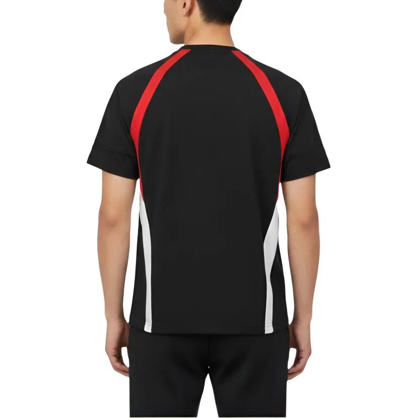 Мужская футболка с круглым вырезом Adidas, Black/White/Red — фото 3