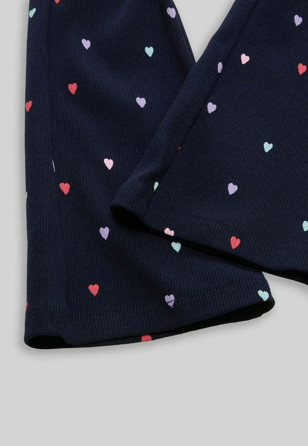 Леггинсы-Клеш Hosen & chino с принтом Herz - леггинсы - брюки Tom Tailor, Navy Colorful Heart — фото 3
