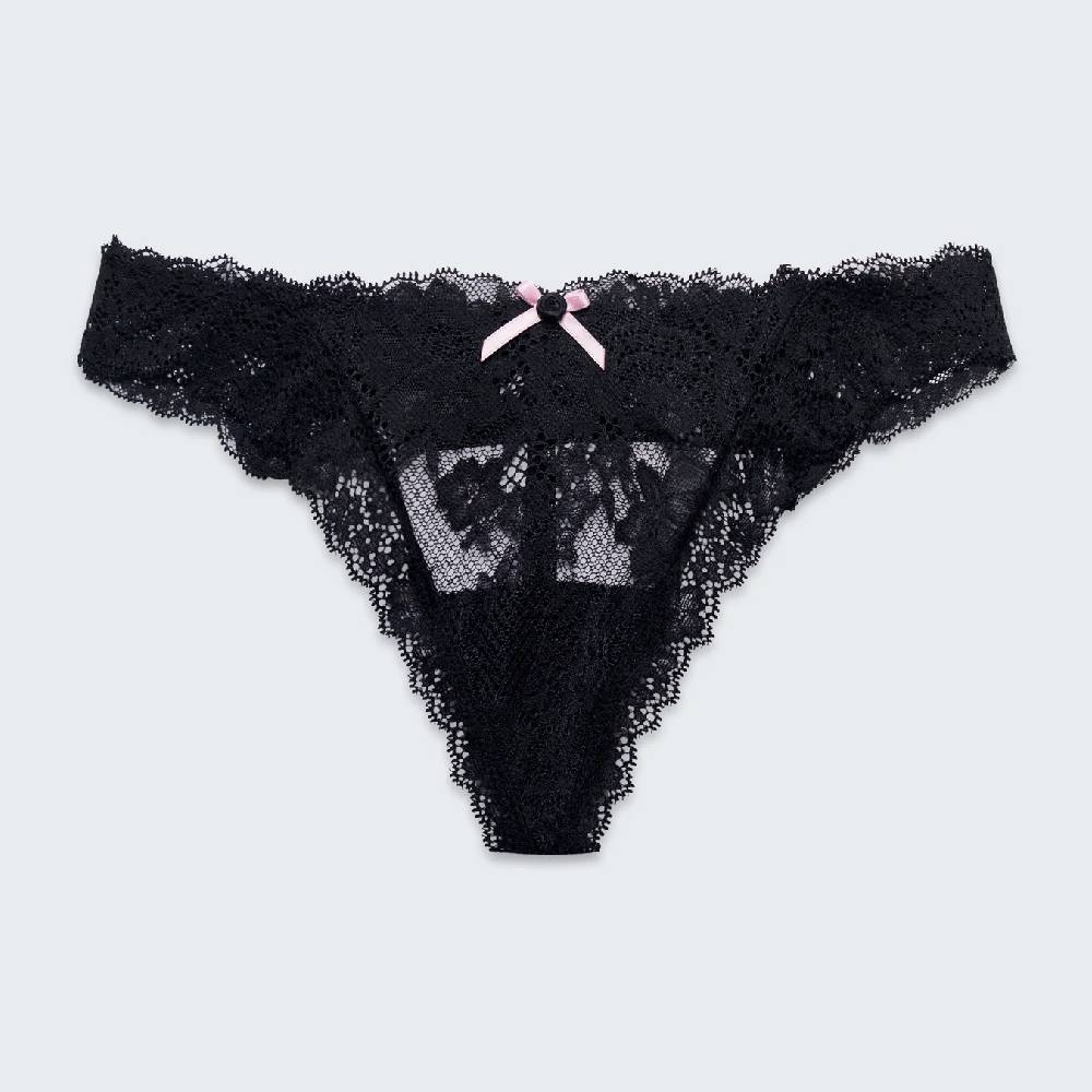 

Трусы-стринги Syrn Sweetest Lil' Thing Mid Rise, черный