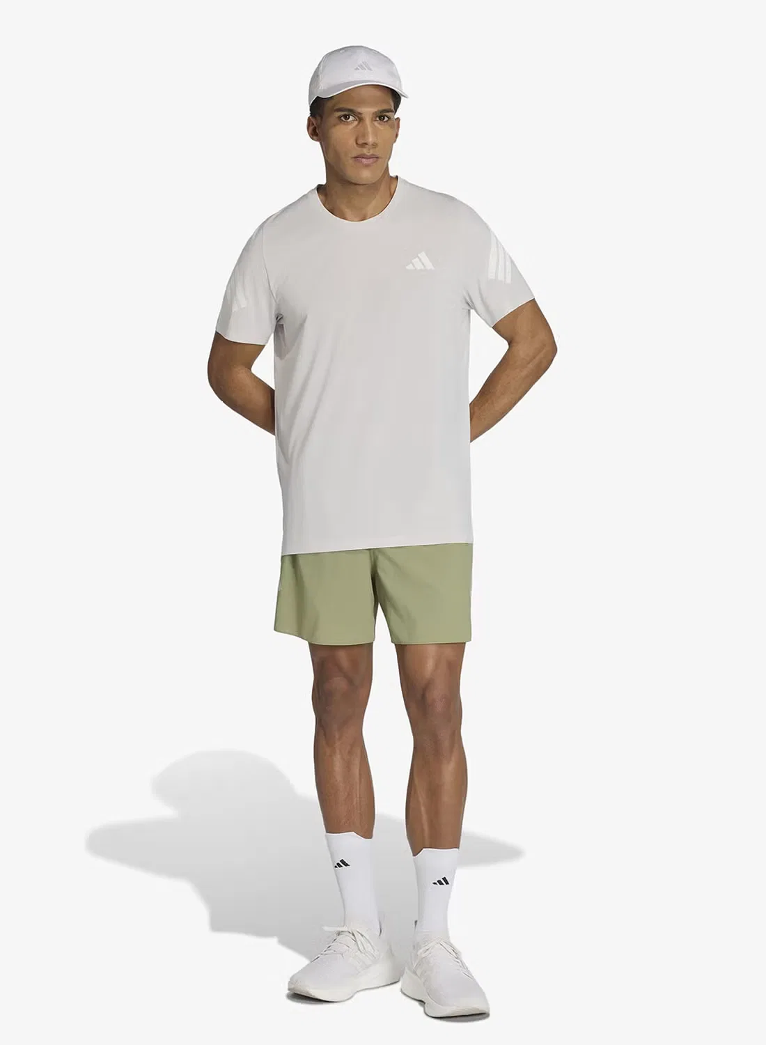 Шорты спортивные с технологией Clima365 adidas, темно-зеленый — фото 4