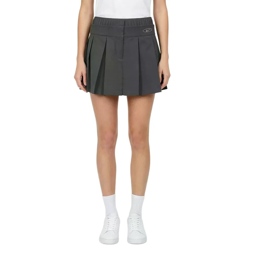 Юбка короткая плиссированная Nike, Gray/White