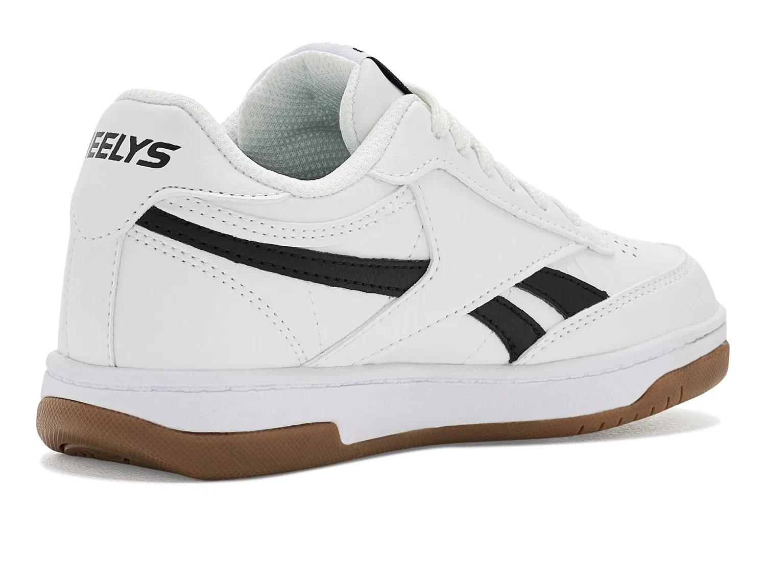 Кроссовки Reebok Club C (для маленьких и больших детей) Heelys, White/Black/Gum — фото 4