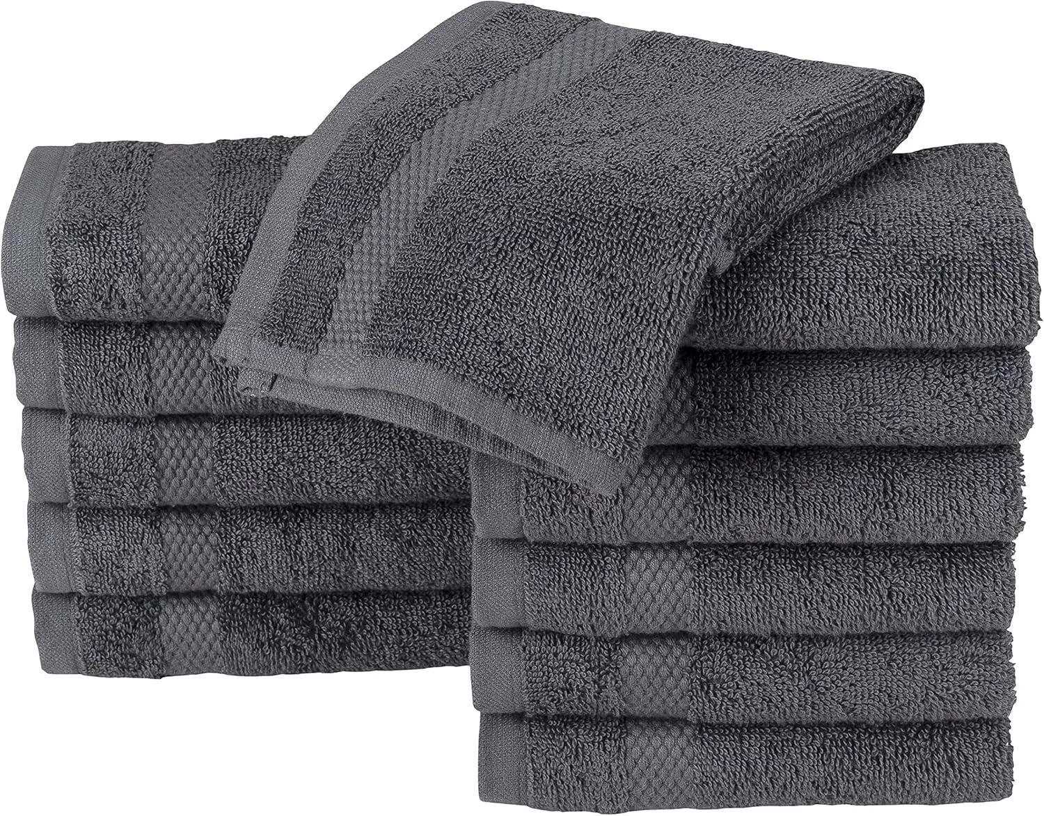Набор полотенец 12 шт, 100% Египетский хлопок, 600gsm, La Maison, Anthracite