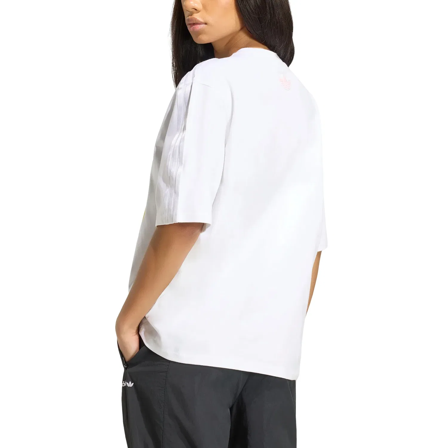 Женская футболка Care Bears Oversized T-Shirt Asia Sizing 'White' adidas, белый — фото 3