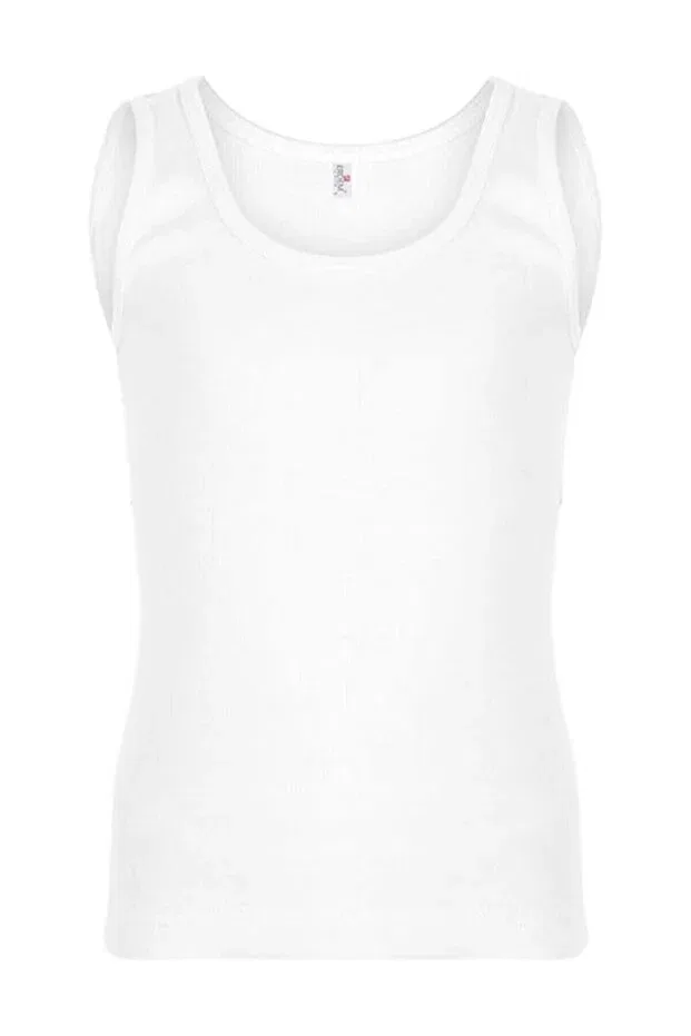Детская хлопковое майка для мальчиков 6-pack Muraty, White