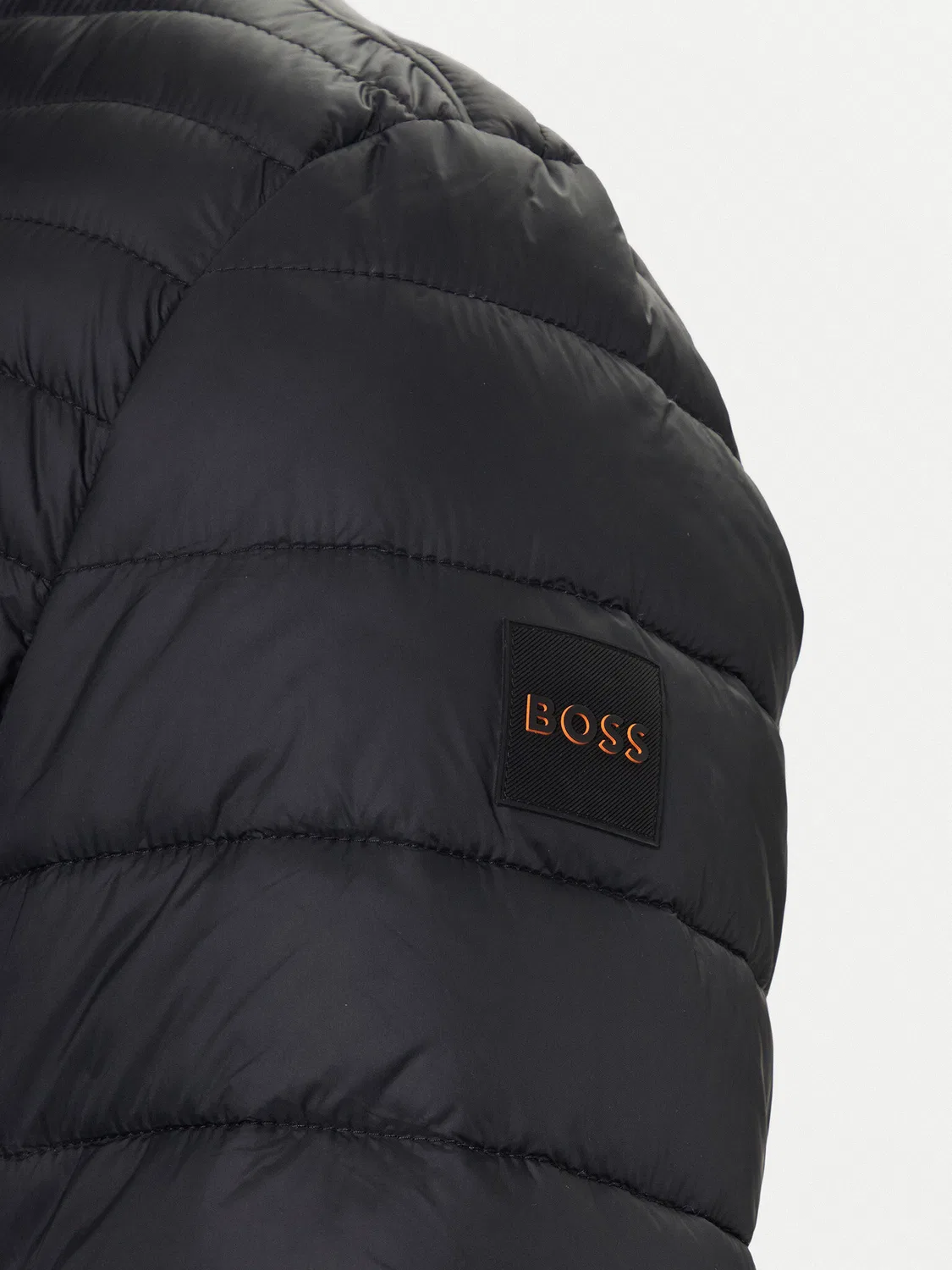Мужская зимняя куртка приталенного кроя Boss, черный — фото 4