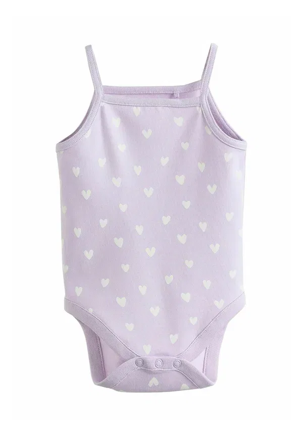 Комплект боди с принтом Regular fit - vest baby bodysuits 5 pack, Next, Pink, розовый — фото 4