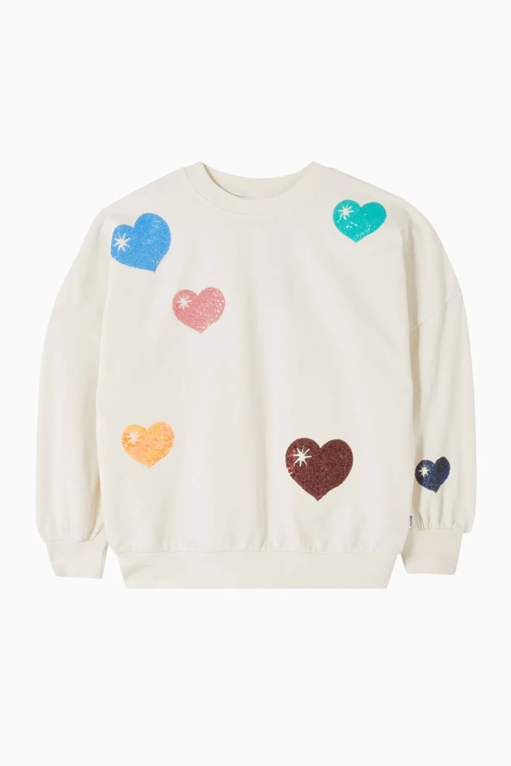 Свитшот с принтом Rainbow Hearts Molo