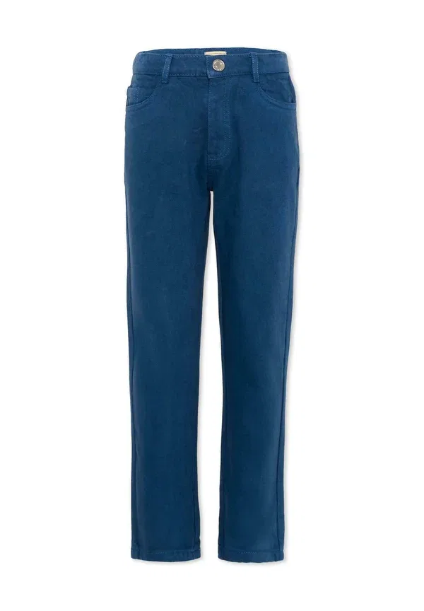 Брюки прямого кроя straight leg jeans Tru Trussardi Junior, синий