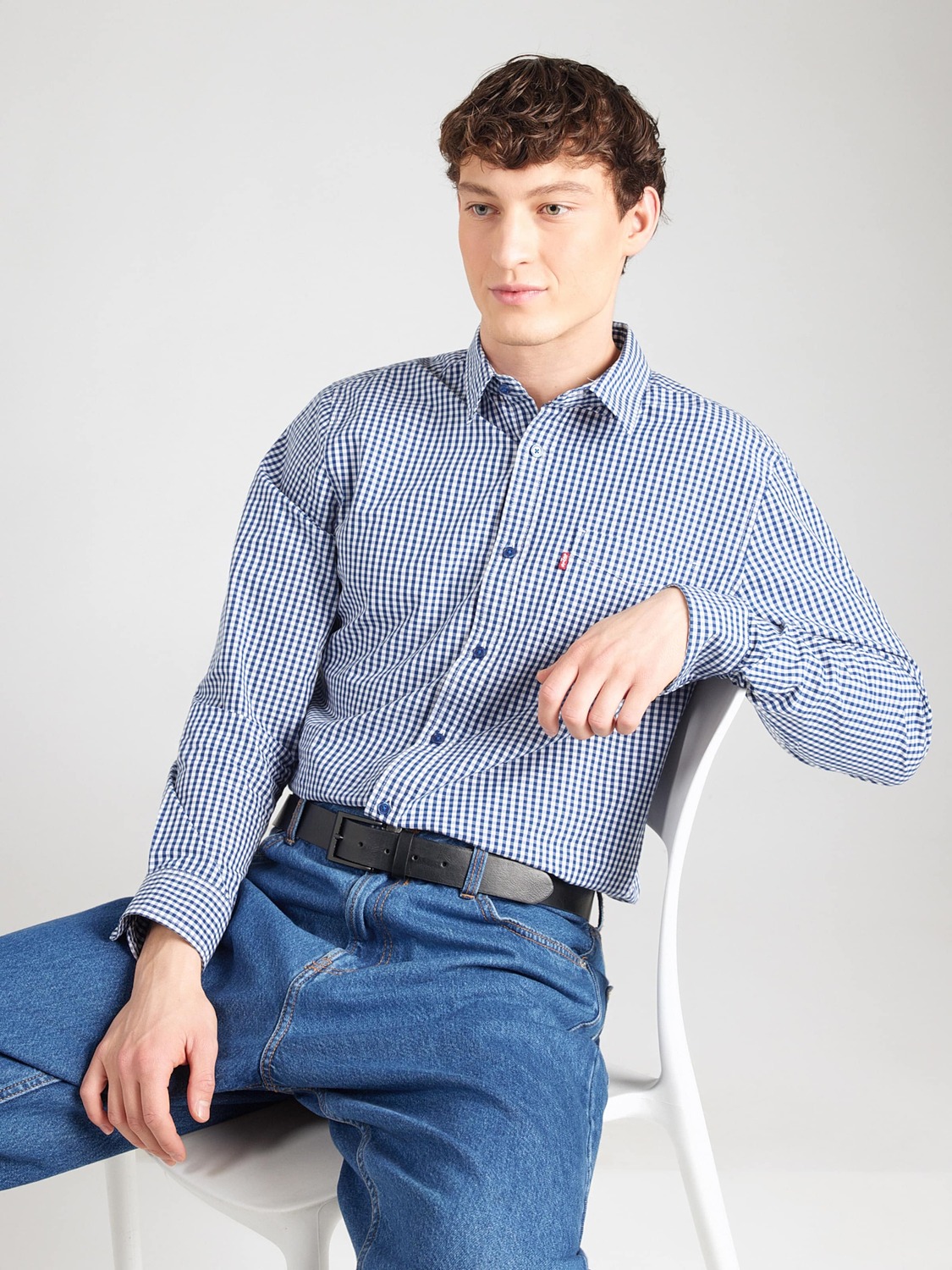 LEVI'S  Рубашка на пуговицах 'SUNSET' в темно-синем цвете, Regular fit — фото 2
