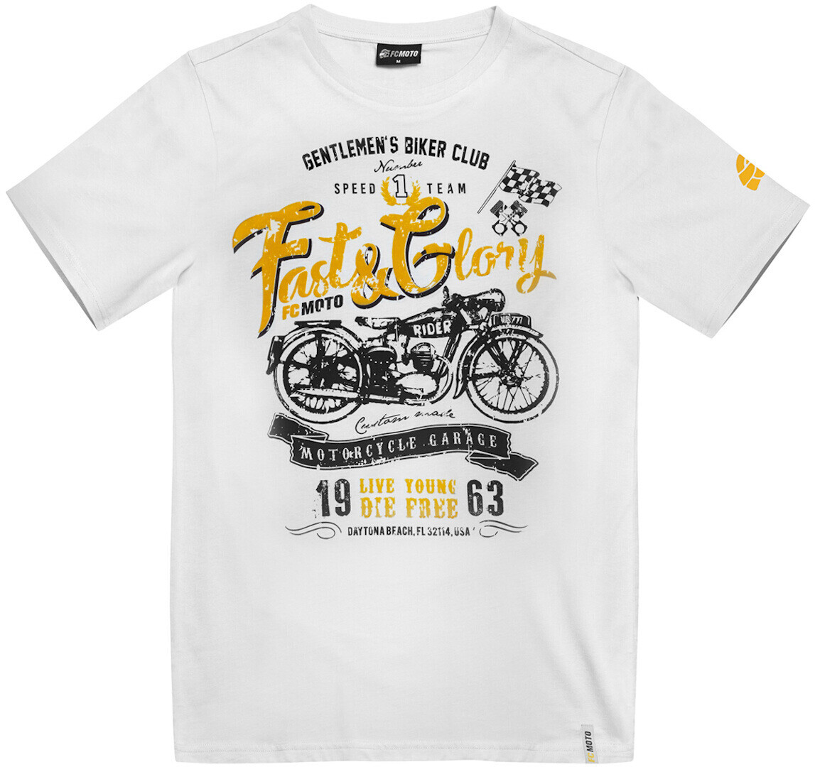 

Футболка FC-Moto Fast and Glory, белый