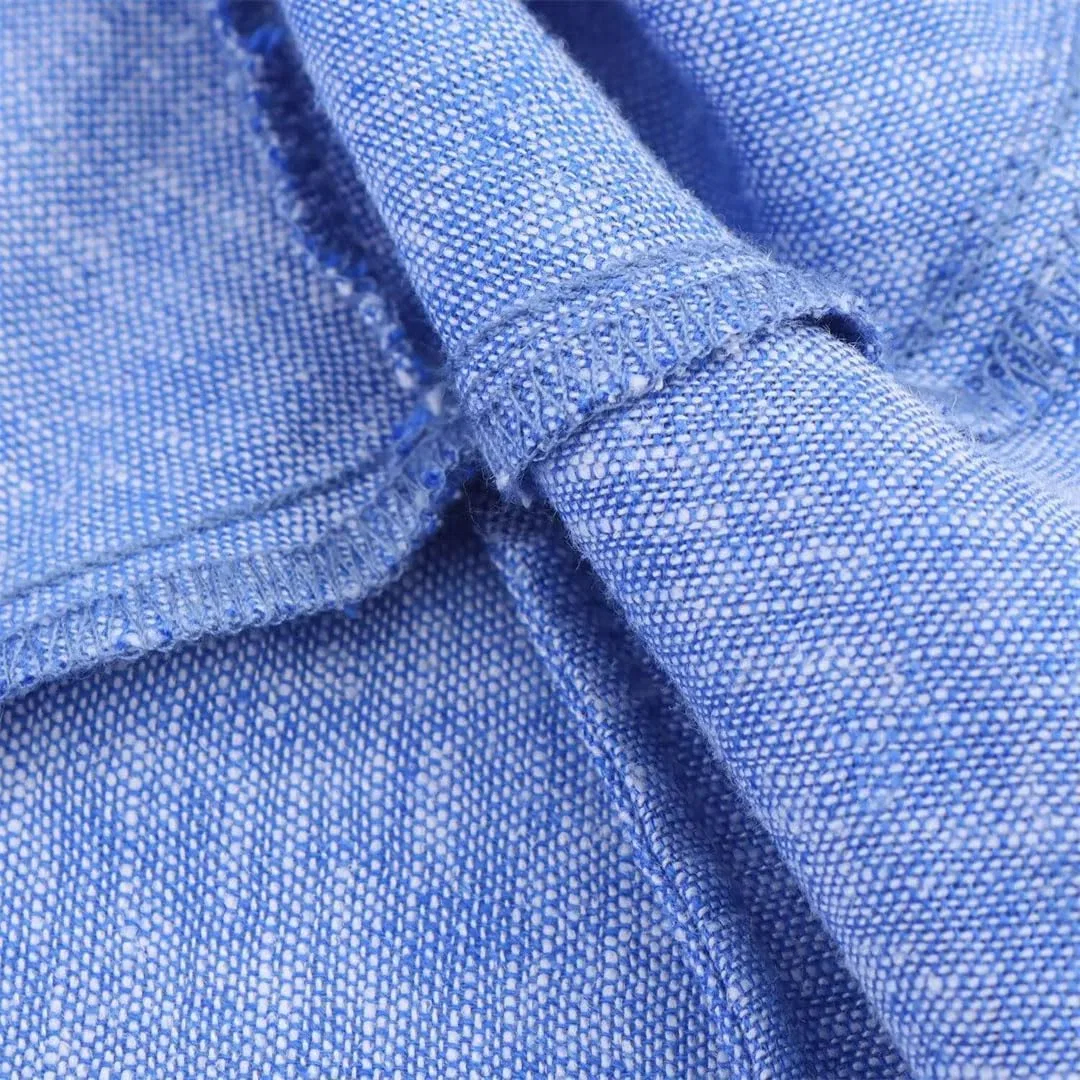 Женское платье-комбинация с декоративными бретелями, Black/Blue — фото 4