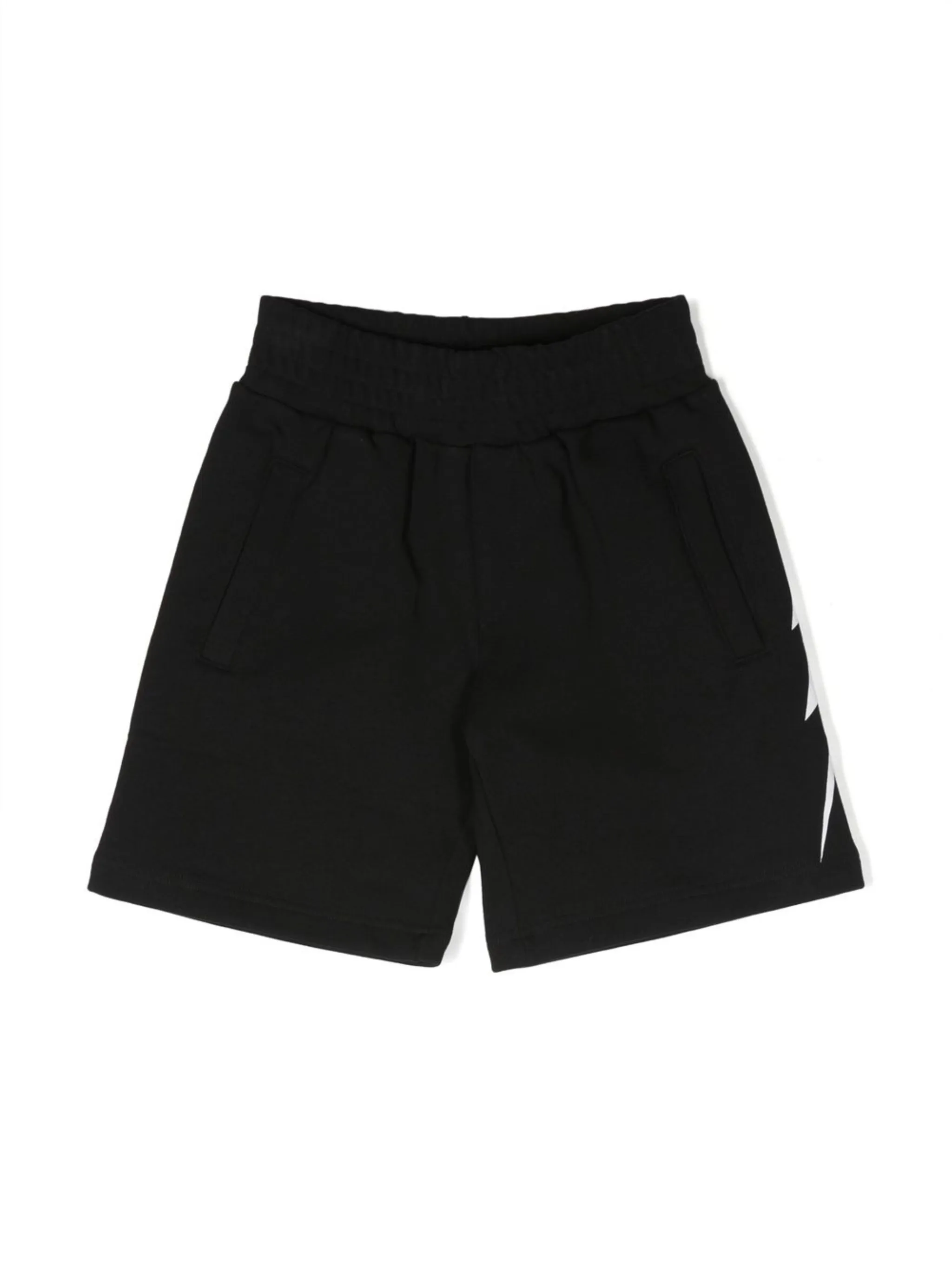 

Шорты с принтом Thunderbolt Neil Barrett Kids, черный