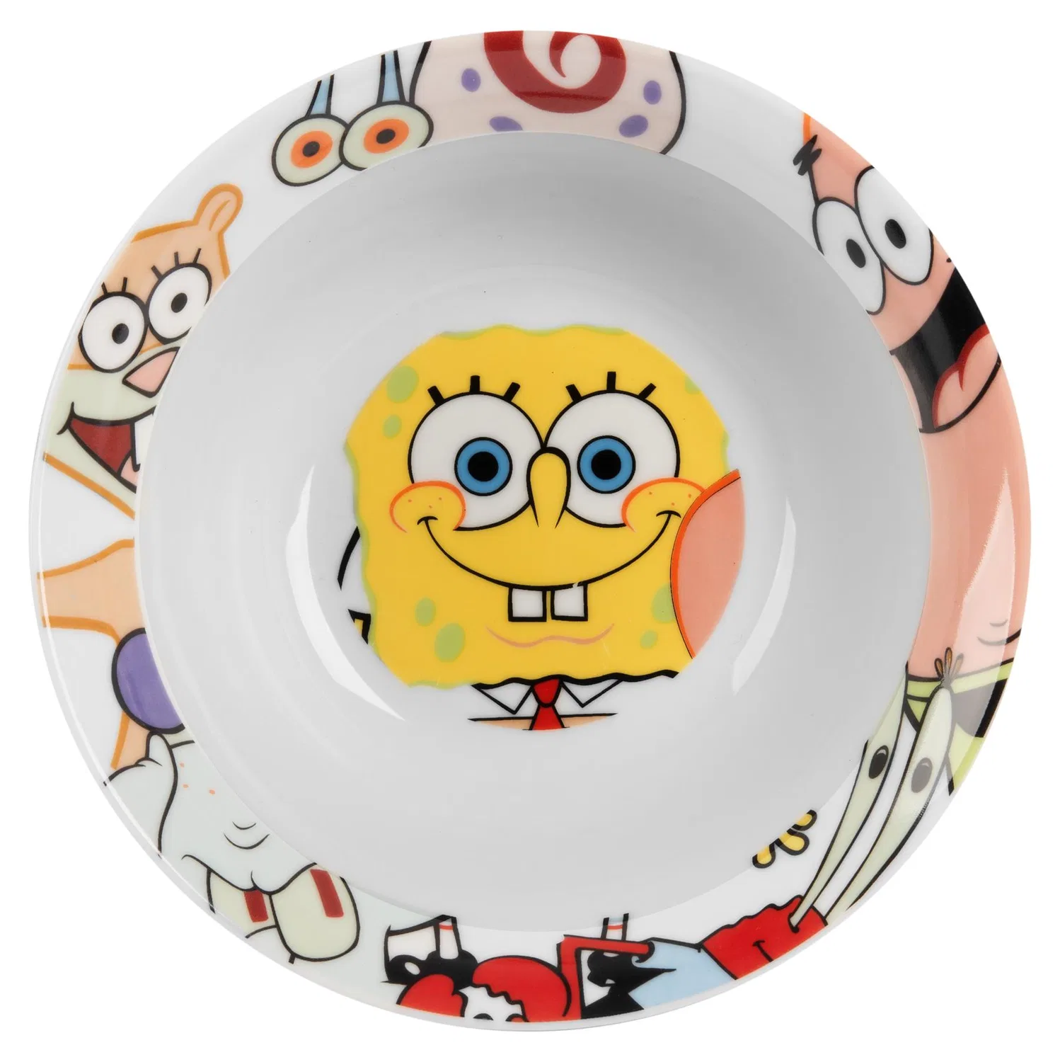 Детский набор посуды из 3 предметов с принтом Spongebob Schwammkopf, United Labels, Порцелан — фото 4