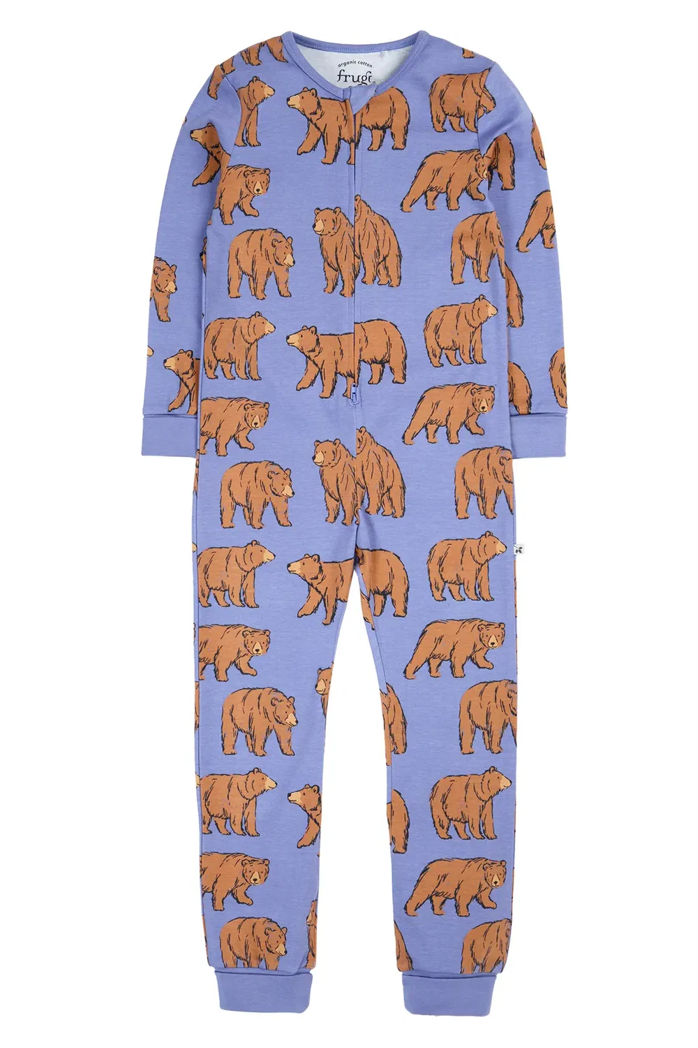 Детский комбинезон с молнией Zelah Frugi, Purple