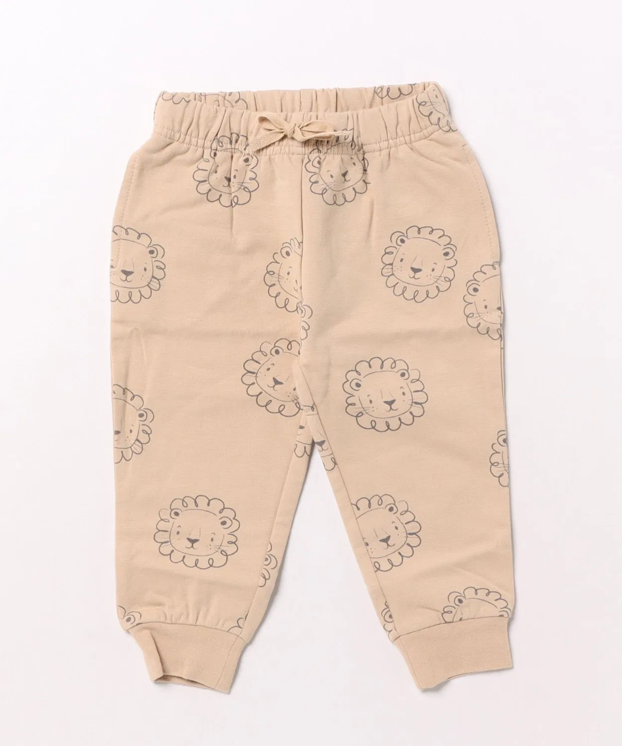 Детские штаны из футера с утяжкой Lions ARCHIVER, Beige