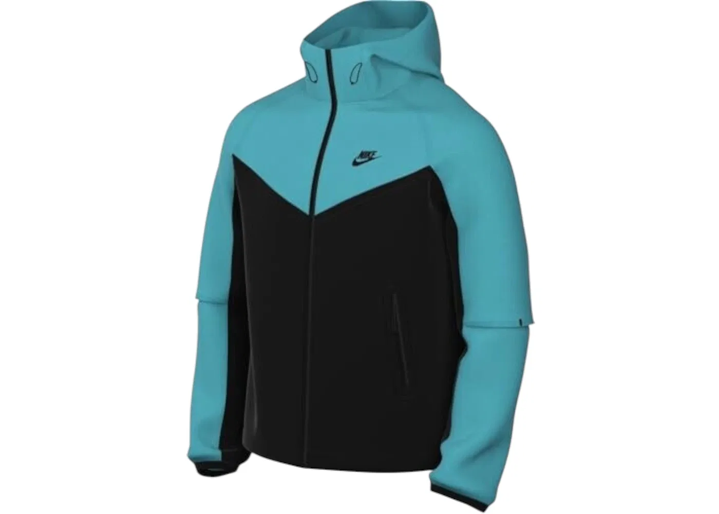 Мужская худи с длинным рукавом Nike, Black/Dusty Cactus