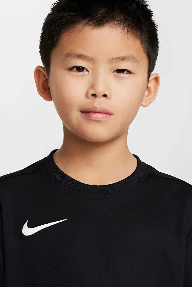 Детская футболка с длинным рукавом Dri-Fit Park VII Kids Black Nike, Черный — фото 3