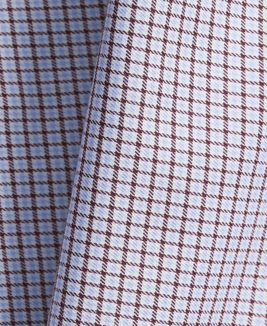 Мужская рубашка с воротником-стойкой из хлопкового твила, свободный крой Tommy Hilfiger, Red — фото 3