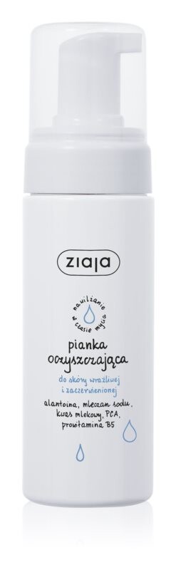 

Очищающая пенка для чувствительной и покрасневшей кожи Ziaja De-makijaż