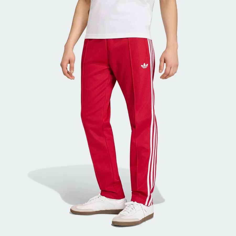 Брюки ADIDAS ORIGINALS Slim fit 'Classic' красного цвета — фото 2
