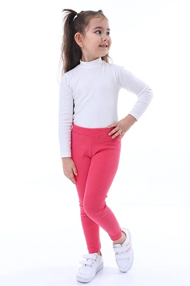 Детские леггинсы для девочек хлопковые Camisole Kyex, Coral