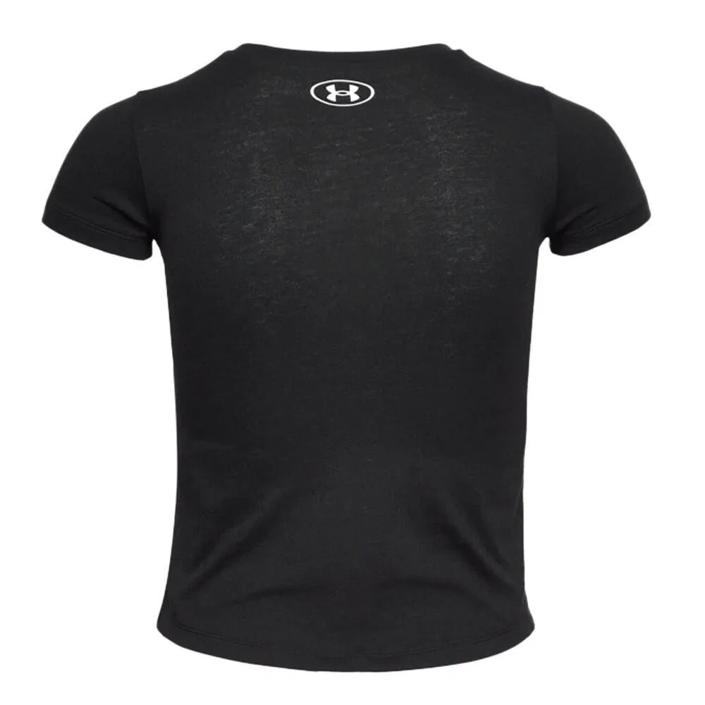 Детская хлопковая футболка Sportstyle Logo Ss Under Armour, Schwarz — фото 2