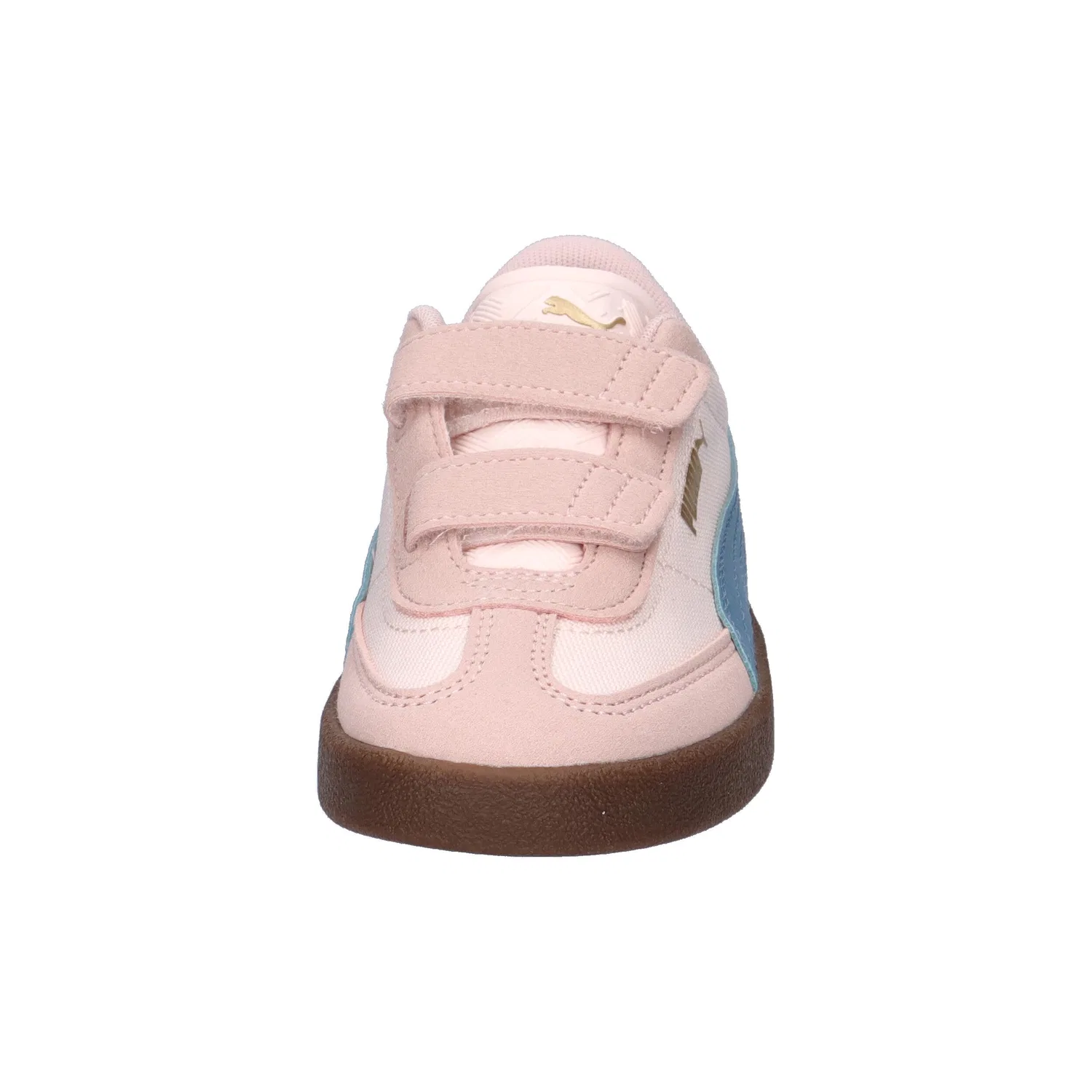 Детские кроссовки с кожаным верхом Puma Club II Era CV V PS, Цвет Rosa — фото 3