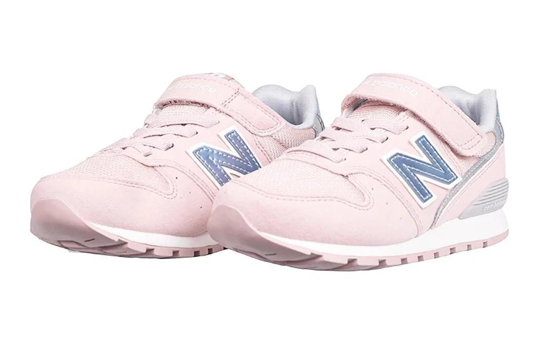 Детские кроссовки с широкой колодкой New Balance, Pink Blue — фото 4