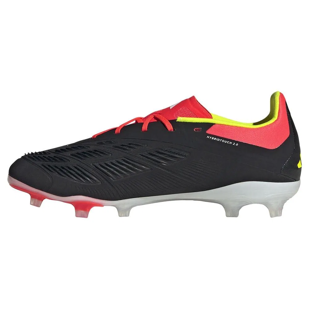 Детские бутсы для мальчиков с твердым грунтом Predator Elite Adidas, Black White Red — фото 3