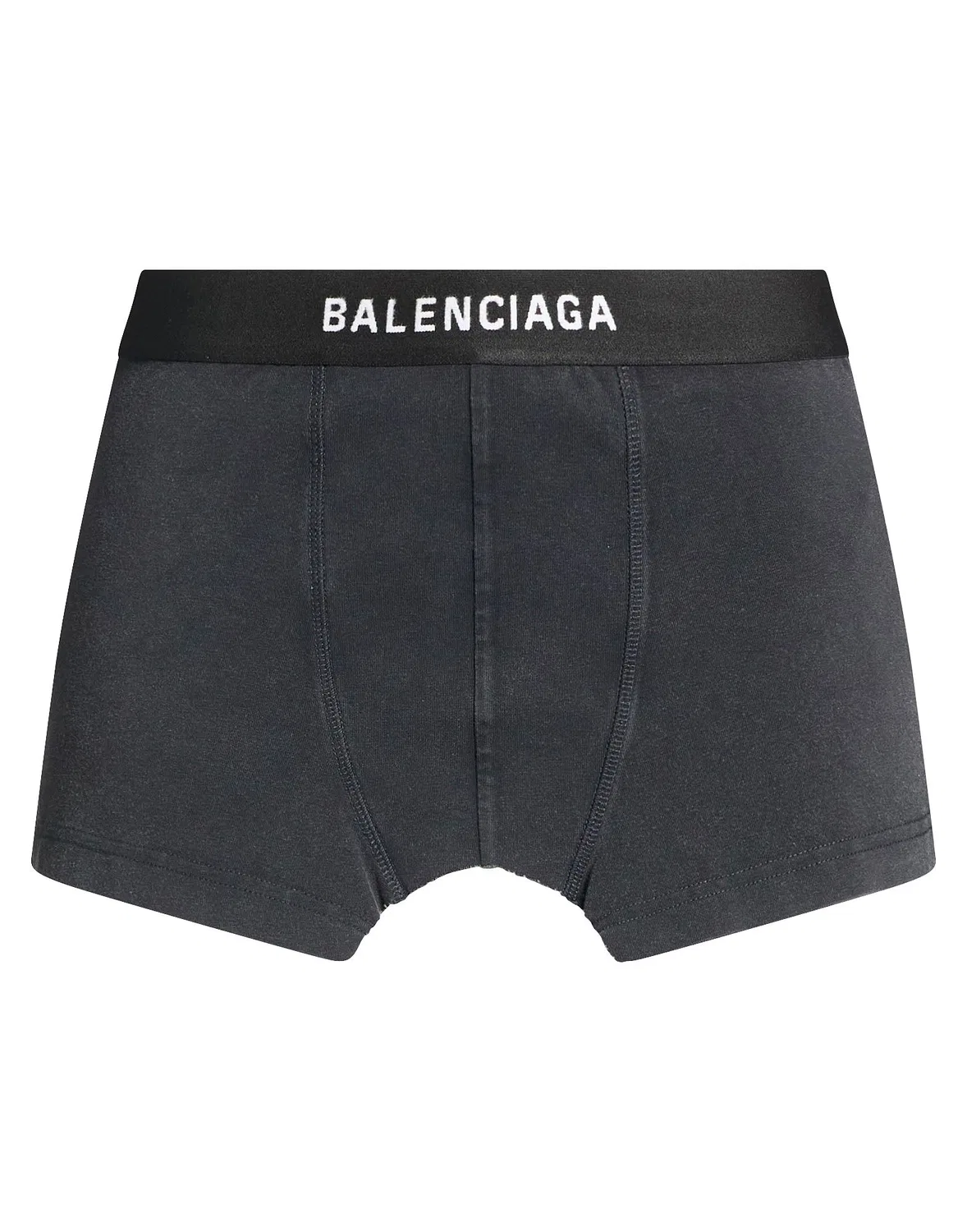 Женская юбка-карандаш из хлопка Balenciaga, темно‑серый