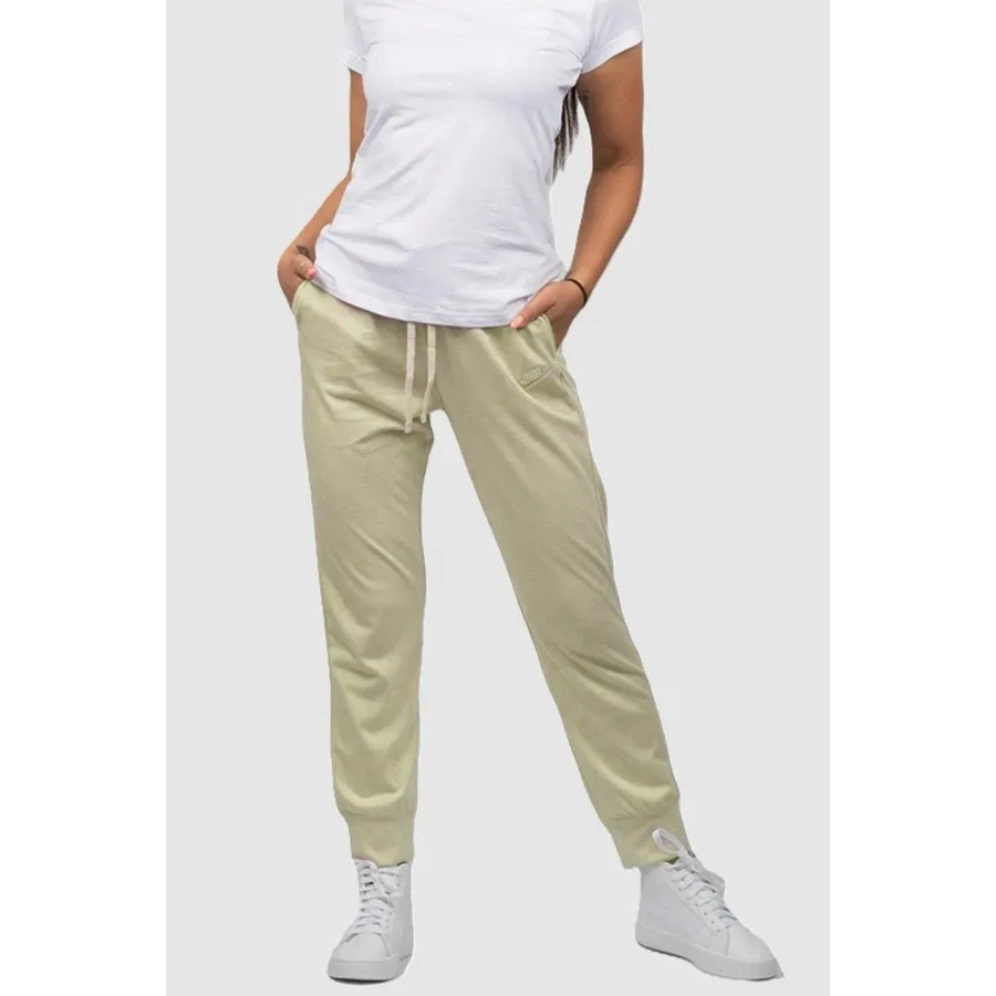 Спортивные штаны Nike Sportswear Essential Standart Fit Jersy Pants, Кремовый — фото 4