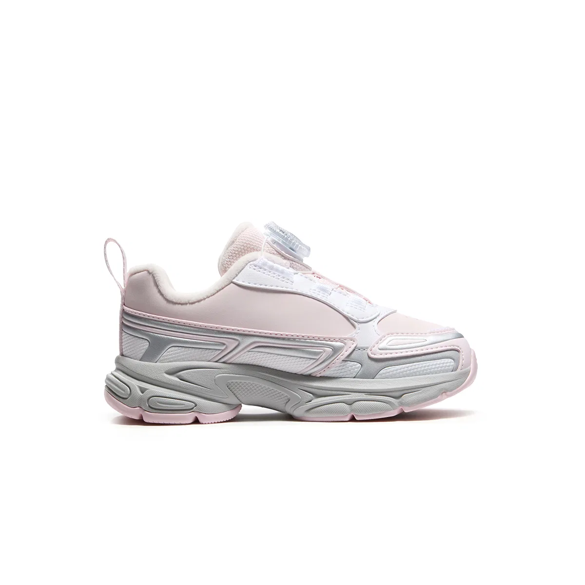 Детские кроссовки для бега с принтом FILA KIDS, Plain Mist Pink/FILA White — фото 3