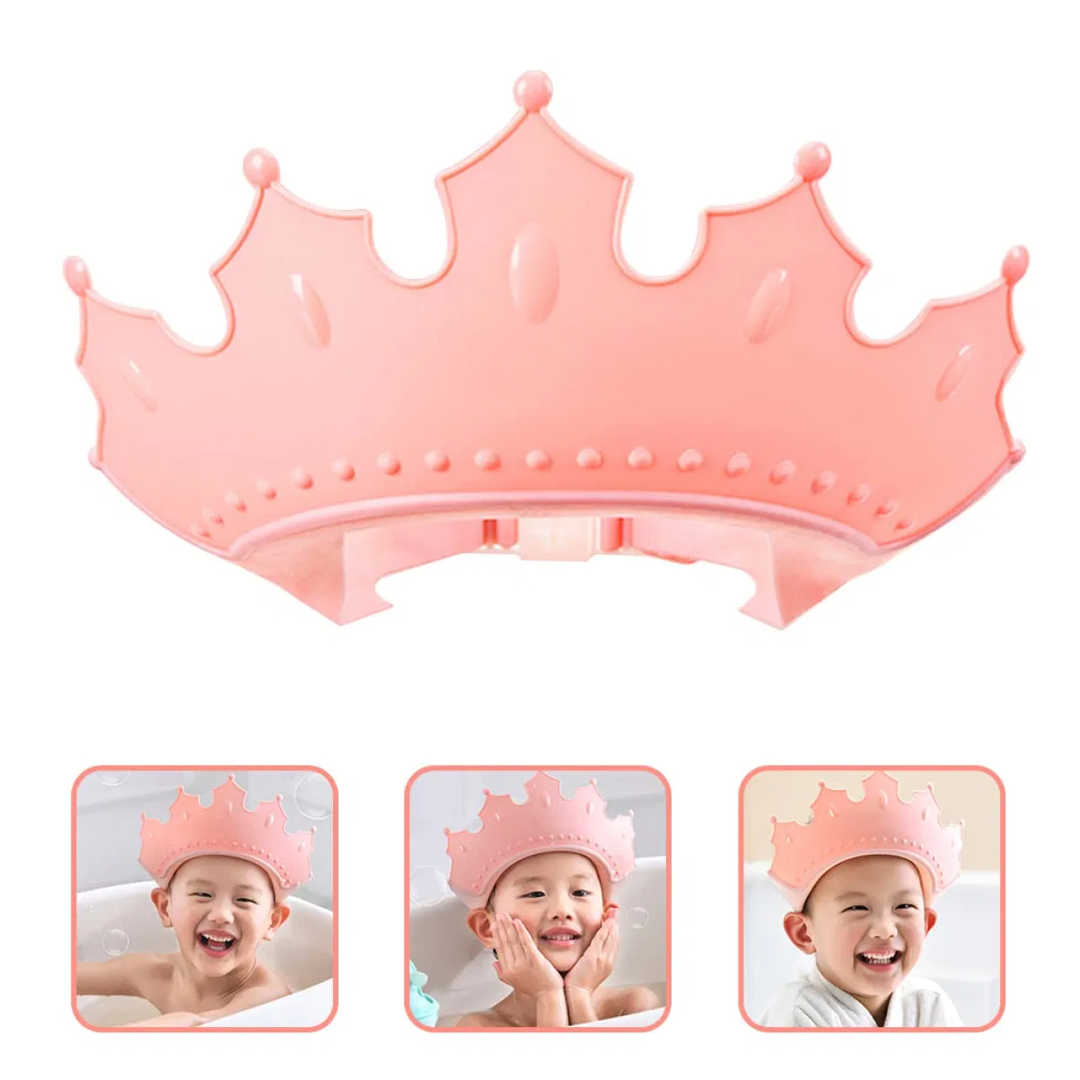 No brand Шапочка для душа из мягкого TPE, Pink — фото 4