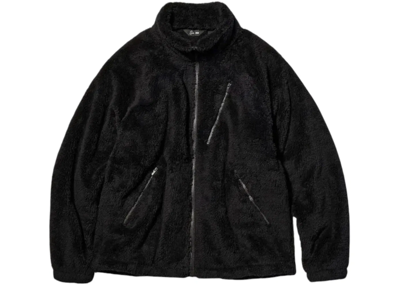 Унисекс флисовая куртка с молнией Uniqlo x Needles, Black
