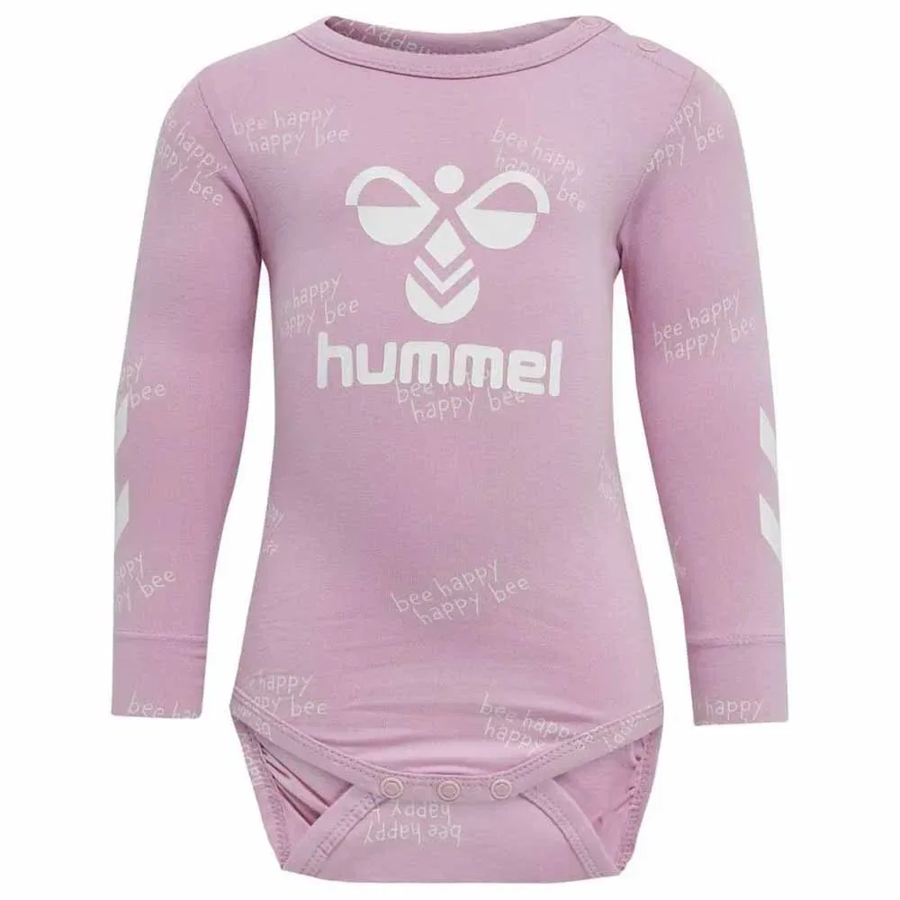 Боди с длинным рукавом Calen Hummel, розовый