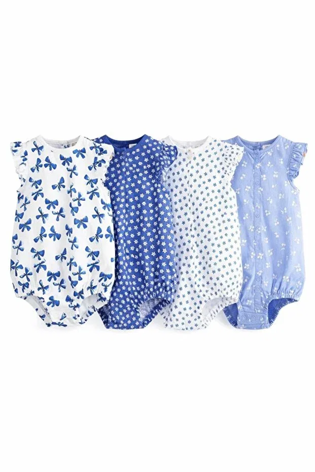 Детский комплект комбинезонов с цветочным принтом Next Baby, Multicolor