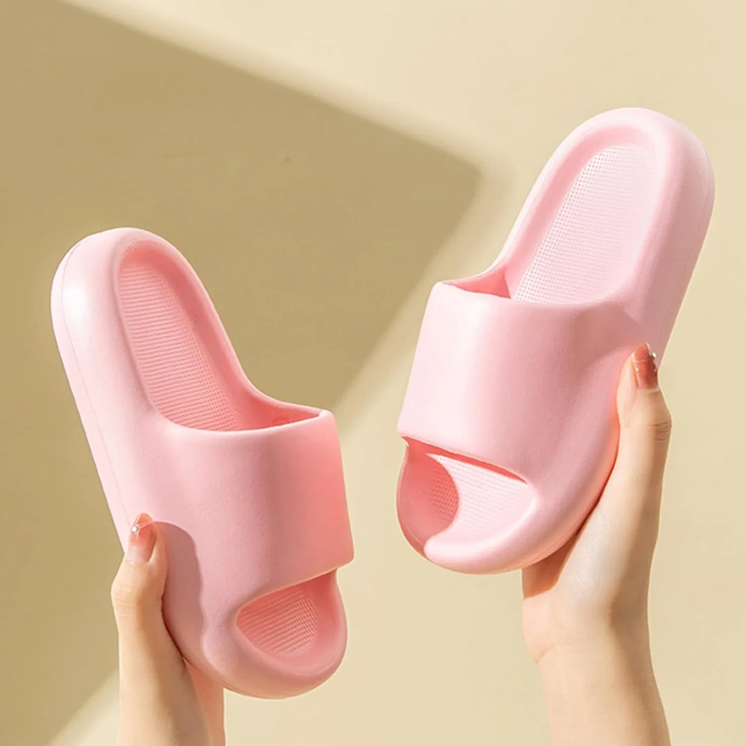 Детские спортивные сандалии-слайды с нескользящей подошвой, Pink — фото 3